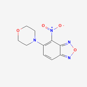 molecular formula C10H10N4O4 B4930745 5-(4-morpholinyl)-4-nitro-2,1,3-benzoxadiazole 