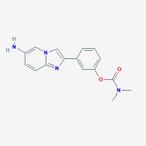 3-(6-Aminoimidazo[1,2-a]pyridin-2-yl)phenyl dimethylcarbamate