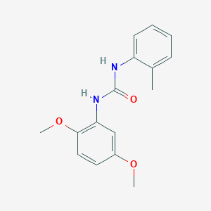 molecular formula C16H18N2O3 B4930843 N-(2,5-dimethoxyphenyl)-N'-(2-methylphenyl)urea 