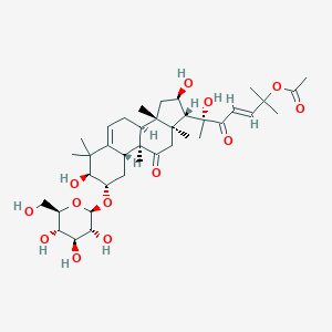 molecular formula C38H58O13 B049309 Gpc acetate CAS No. 117869-71-3