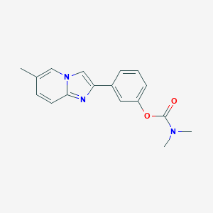 3-(6-Methylimidazo[1,2-a]pyridin-2-yl)phenyl dimethylcarbamate