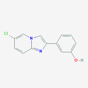 molecular formula C13H9ClN2O B493097 3-(6-Chloroimidazo[1,2-a]pyridin-2-yl)phenol 