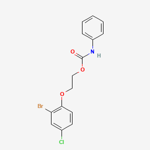 2-(2-bromo-4-chlorophenoxy)ethyl phenylcarbamate