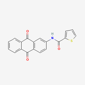N-(9,10-dioxo-9,10-dihydro-2-anthracenyl)-2-thiophenecarboxamide