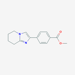 molecular formula C15H16N2O2 B493138 Methyl 4-(5,6,7,8-tetrahydroimidazo[1,2-a]pyridin-2-yl)benzoate 
