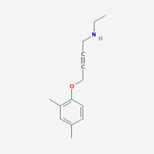 molecular formula C14H19NO B4931413 4-(2,4-dimethylphenoxy)-N-ethyl-2-butyn-1-amine 