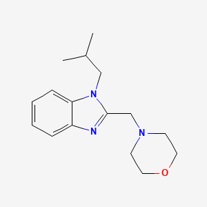 molecular formula C16H23N3O B4931433 1-isobutyl-2-(4-morpholinylmethyl)-1H-benzimidazole 
