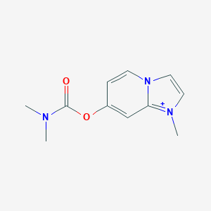 1-Methylimidazo[1,2-a]pyridin-1-ium-7-yl dimethylcarbamate