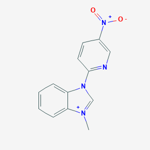 1-methyl-3-(5-nitro-2-pyridinyl)-3H-benzimidazol-1-ium