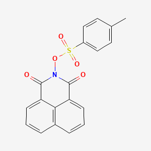 molecular formula C19H13NO5S B4931577 2-{[(4-methylphenyl)sulfonyl]oxy}-1H-benzo[de]isoquinoline-1,3(2H)-dione 