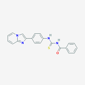 N-benzoyl-N'-(4-imidazo[1,2-a]pyridin-2-ylphenyl)thiourea