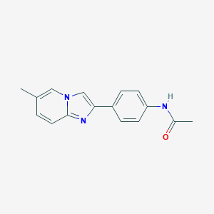 N-[4-(6-methylimidazo[1,2-a]pyridin-2-yl)phenyl]acetamide