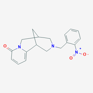 molecular formula C18H19N3O3 B4931670 11-(2-nitrobenzyl)-7,11-diazatricyclo[7.3.1.0~2,7~]trideca-2,4-dien-6-one 