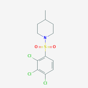 4-methyl-1-[(2,3,4-trichlorophenyl)sulfonyl]piperidine