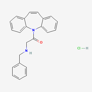 1-Benzo[b][1]benzazepin-11-yl-2-(benzylamino)ethanone;hydrochloride