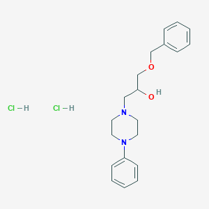 1-(benzyloxy)-3-(4-phenyl-1-piperazinyl)-2-propanol dihydrochloride