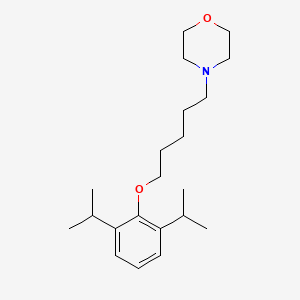 4-[5-(2,6-diisopropylphenoxy)pentyl]morpholine