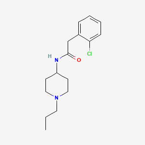 2-(2-chlorophenyl)-N-(1-propyl-4-piperidinyl)acetamide