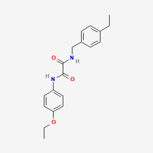 molecular formula C19H22N2O3 B4932033 N-(4-ethoxyphenyl)-N'-(4-ethylbenzyl)ethanediamide 