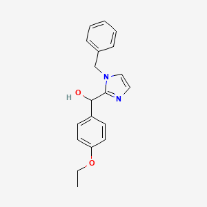 molecular formula C19H20N2O2 B4932095 (1-benzyl-1H-imidazol-2-yl)(4-ethoxyphenyl)methanol 