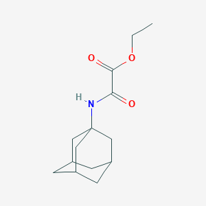molecular formula C14H21NO3 B493213 乙酸(1-金刚烷基氨基)(氧代)乙酯 CAS No. 52944-12-4