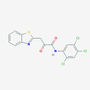 3-(1,3-benzothiazol-2-yl)-2-oxo-N-(2,4,5-trichlorophenyl)propanamide