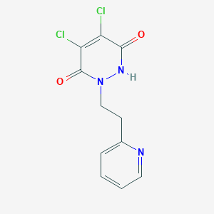 4,5-Dichloro-1-[2-(2-pyridinyl)ethyl]-1,2-dihydro-3,6-pyridazinedione