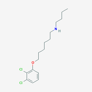 molecular formula C16H25Cl2NO B4932275 N-butyl-6-(2,3-dichlorophenoxy)-1-hexanamine 