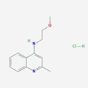 N-(2-methoxyethyl)-2-methyl-4-quinolinamine hydrochloride