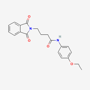 molecular formula C20H20N2O4 B4932344 4-(1,3-dioxo-1,3-dihydro-2H-isoindol-2-yl)-N-(4-ethoxyphenyl)butanamide 