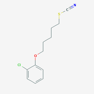 5-(2-chlorophenoxy)pentyl thiocyanate