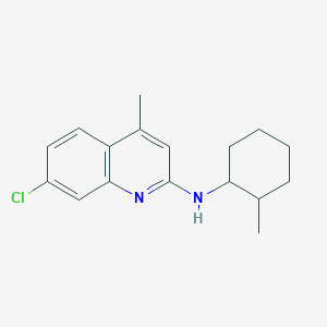 7-chloro-4-methyl-N-(2-methylcyclohexyl)-2-quinolinamine
