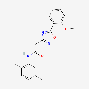 N-(2,5-dimethylphenyl)-2-[5-(2-methoxyphenyl)-1,2,4-oxadiazol-3-yl]acetamide