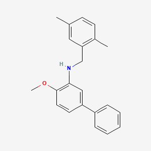 (2,5-dimethylbenzyl)(4-methoxy-3-biphenylyl)amine