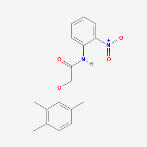 molecular formula C17H18N2O4 B4932521 N-(2-nitrophenyl)-2-(2,3,6-trimethylphenoxy)acetamide 