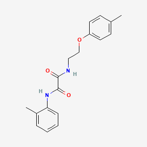 molecular formula C18H20N2O3 B4932552 N-[2-(4-methylphenoxy)ethyl]-N'-(2-methylphenyl)ethanediamide 