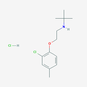 N-[2-(2-chloro-4-methylphenoxy)ethyl]-2-methyl-2-propanamine hydrochloride