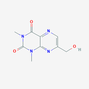 molecular formula C9H10N4O3 B493261 7-(hydroxymethyl)-1,3-dimethyl-2,4(1H,3H)-pteridinedione 
