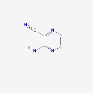 molecular formula C6H6N4 B493262 3-(Methylamino)pyrazine-2-carbonitrile CAS No. 63352-06-7