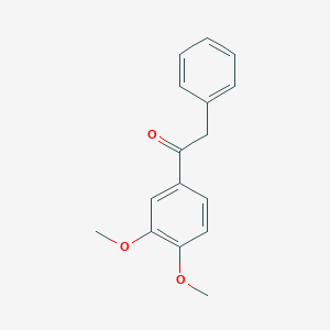 molecular formula C16H16O3 B493268 1-(3,4-Dimethoxyphenyl)-2-phenylethanone CAS No. 3141-93-3