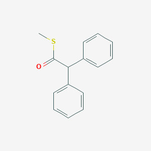 molecular formula C15H14OS B493269 S-methyl diphenylethanethioate 