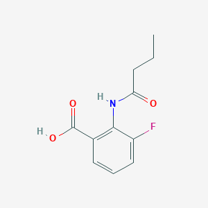 molecular formula C11H12FNO3 B4932735 2-(butyrylamino)-3-fluorobenzoic acid 
