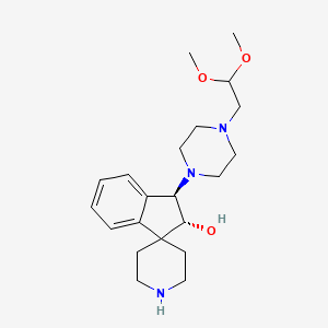 (1R,2R)-1-[4-(2,2-dimethoxyethyl)piperazin-1-yl]spiro[1,2-dihydroindene-3,4'-piperidine]-2-ol