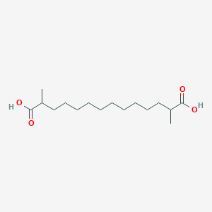 molecular formula C16H30O4 B493279 2,13-Dimethyltetradecanedioic acid CAS No. 167380-47-4