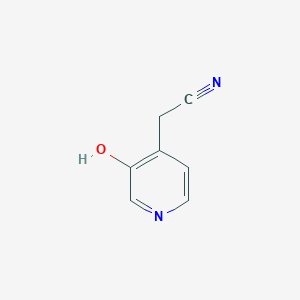 molecular formula C7H6N2O B049328 2-(3-Hydroxypyridin-4-yl)acetonitrile CAS No. 112390-79-1