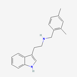 molecular formula C19H22N2 B4932810 (2,4-dimethylbenzyl)[2-(1H-indol-3-yl)ethyl]amine 