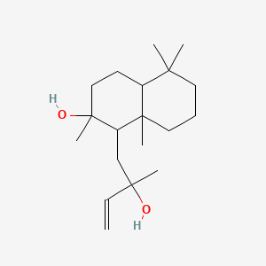 molecular formula C19H34O2 B4932817 1-(2-hydroxy-2-methyl-3-buten-1-yl)-2,5,5,8a-tetramethyldecahydro-2-naphthalenol 