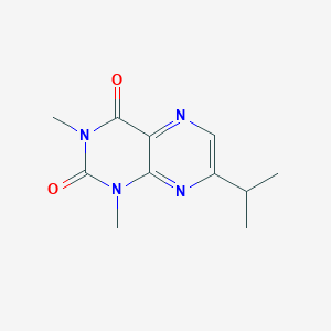 molecular formula C11H14N4O2 B493283 1,3-Dimethyl-7-propan-2-ylpteridine-2,4-dione CAS No. 94591-37-4