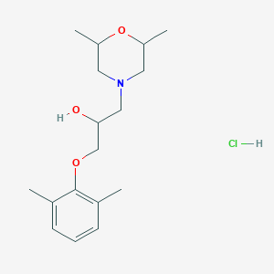 1-(2,6-dimethyl-4-morpholinyl)-3-(2,6-dimethylphenoxy)-2-propanol hydrochloride