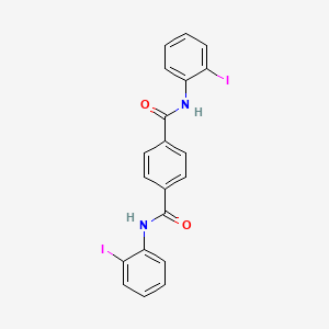 molecular formula C20H14I2N2O2 B4932900 N,N'-bis(2-iodophenyl)terephthalamide 
